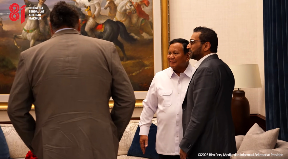 Presiden Terima Direktur FBI Kash Patel di Kertanegara